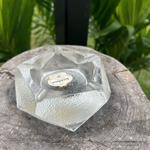 Krisaluxus Krystal Ashtray  Vintage - Picture 6 of 7